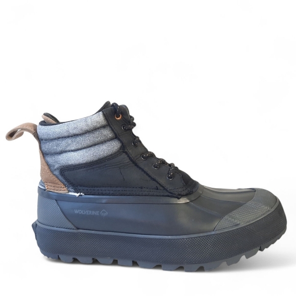 WOLVERINE Torrent Trek Boots Waterproof Leather 100G Insulation EPX Hike Snow - Picture 3 of 14